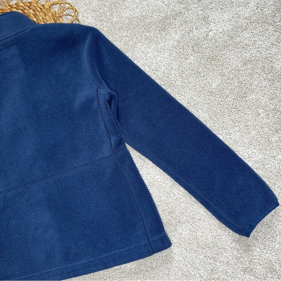 L.L.Bean Women's Mountain Classic Fleece Jacket Nautical Navy Size PXXS - Picture 13 of 16